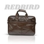 Genuine Leather office Bag Coffee color