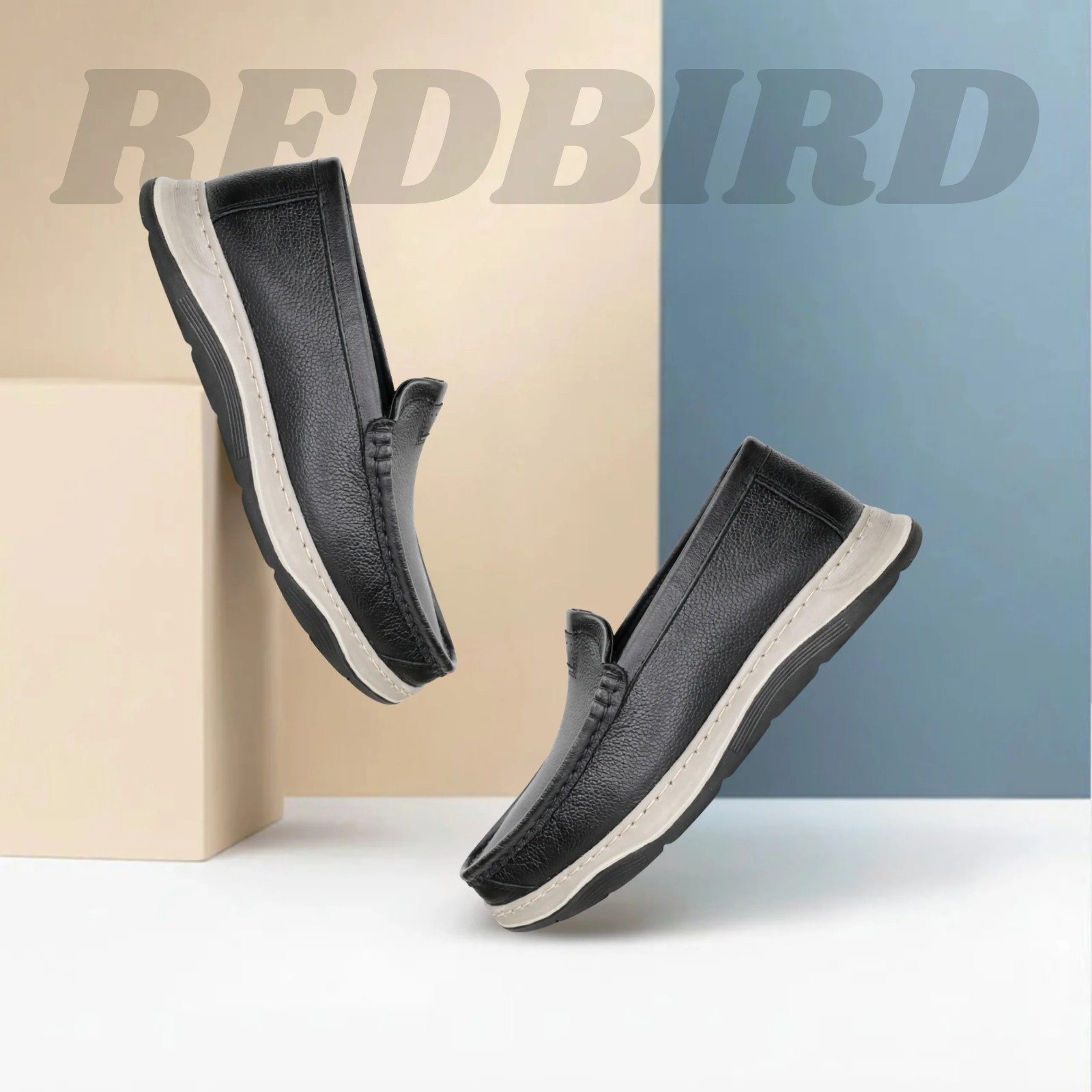 108634.jpg Genuine Leather Premium Black Loafer - Image 1