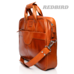 Genuine Leather office Bag Brown color