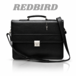 Genuine Leather Black File Bag