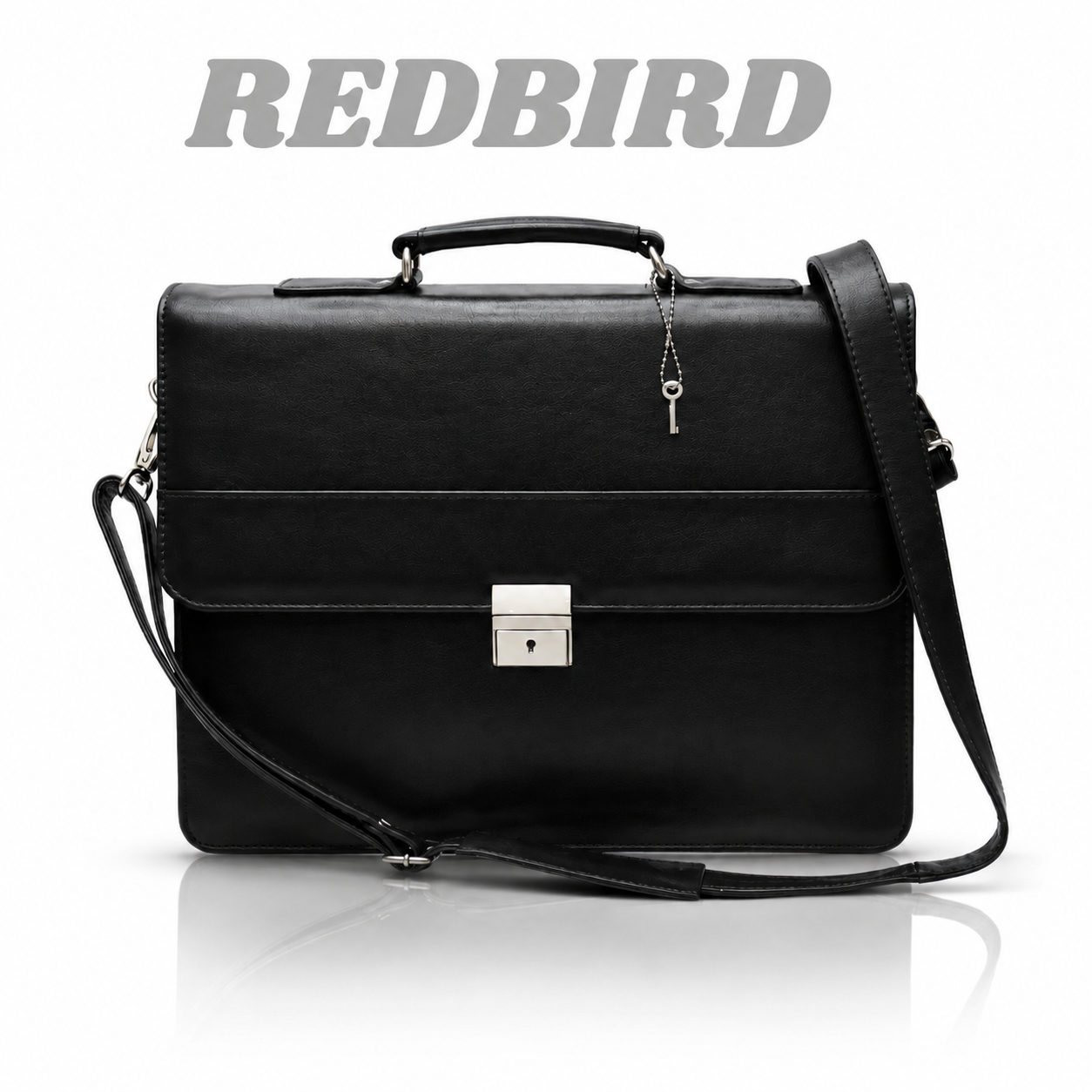 2026/09/186752.png Genuine Leather Black File Bag - Image 1