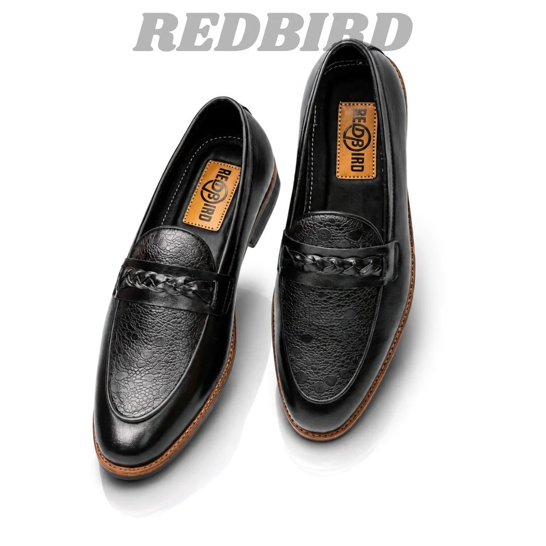 2026/09/188765.jpg Cow Leather Black Penny Loafer - Image 1