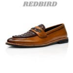 Brown Penny Loafer with Handmade Sole