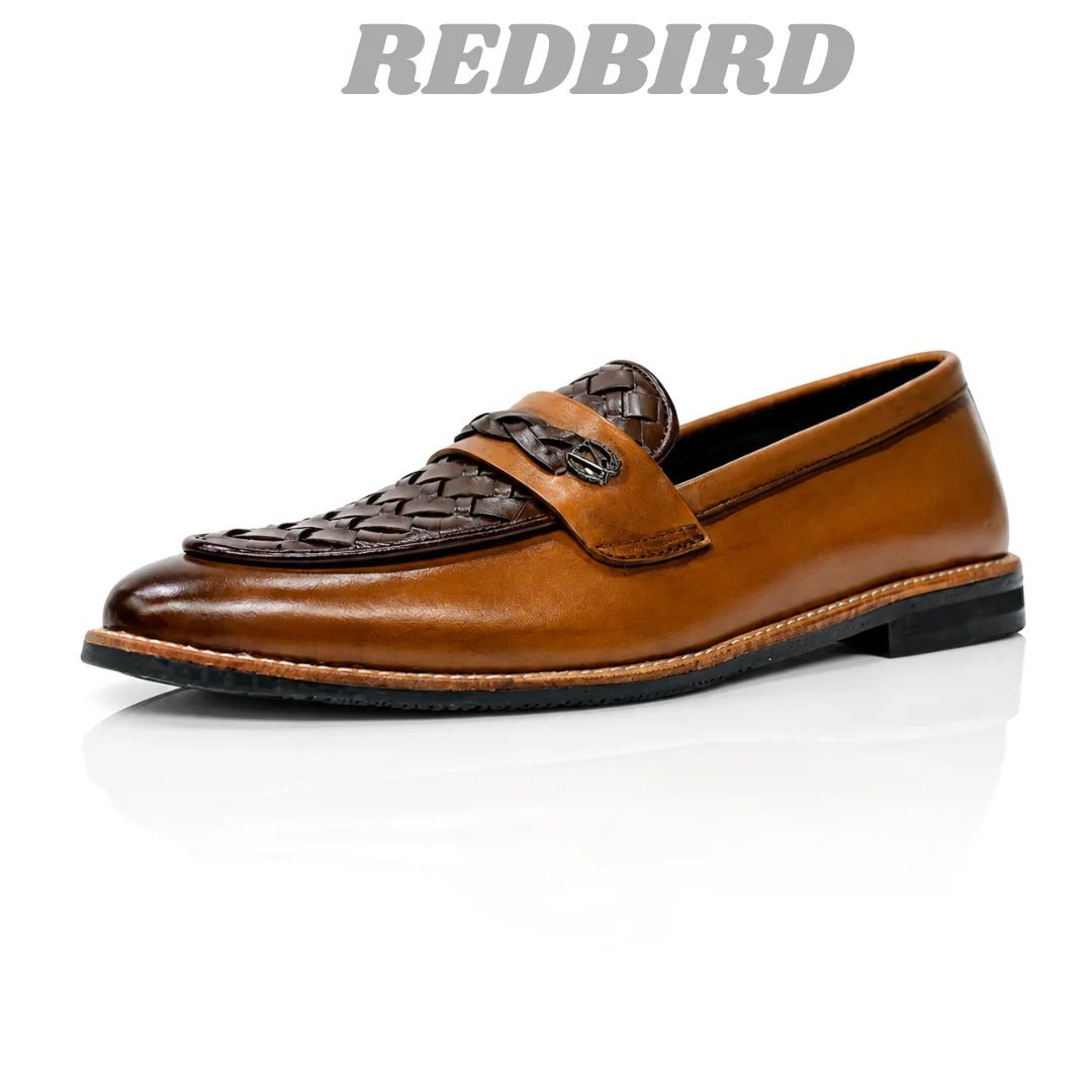 2026/09/188768.jpg Brown Penny Loafer with Handmade Sole - Image 1