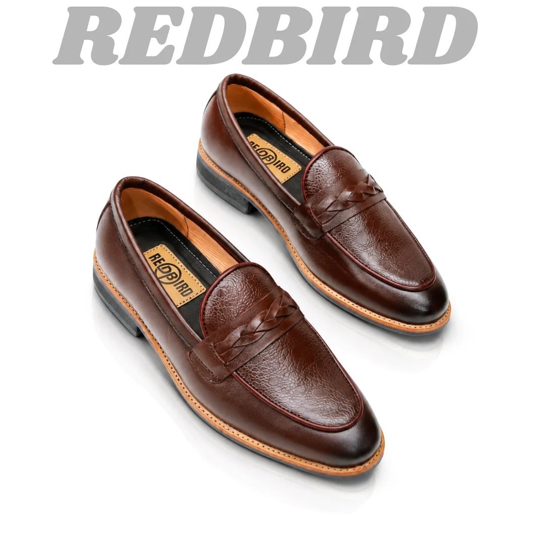2026/09/188780.jpg Cow Leather Brown Penny Loafer - Image 1