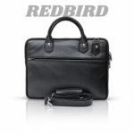 Genuine Leather Black Laptop Bag