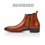 Genuine Leather Italian Shaped Chelsea Boot